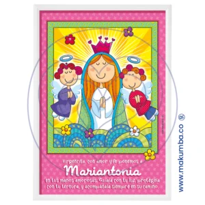 Makumba-Virgencita linda - Virgen - protección - regalo bebé -regalo nacimiento - bendición