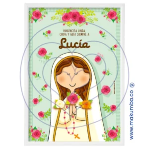 Makumba- Virgencita linda - Virgen - protección - regalo bebé -regalo nacimiento - bendición