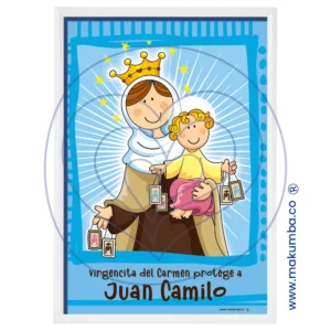 Makumba-Virgencita linda - Virgen - protección - regalo bebé -regalo nacimiento - bendición